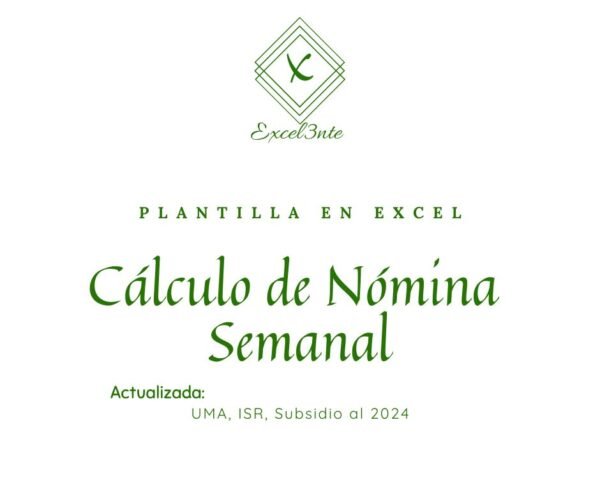 Plantilla de Cálculo de Nómina Semanal