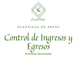 Plantilla de Control de Ingresos y Egresos Diario (Finanzas Personales)